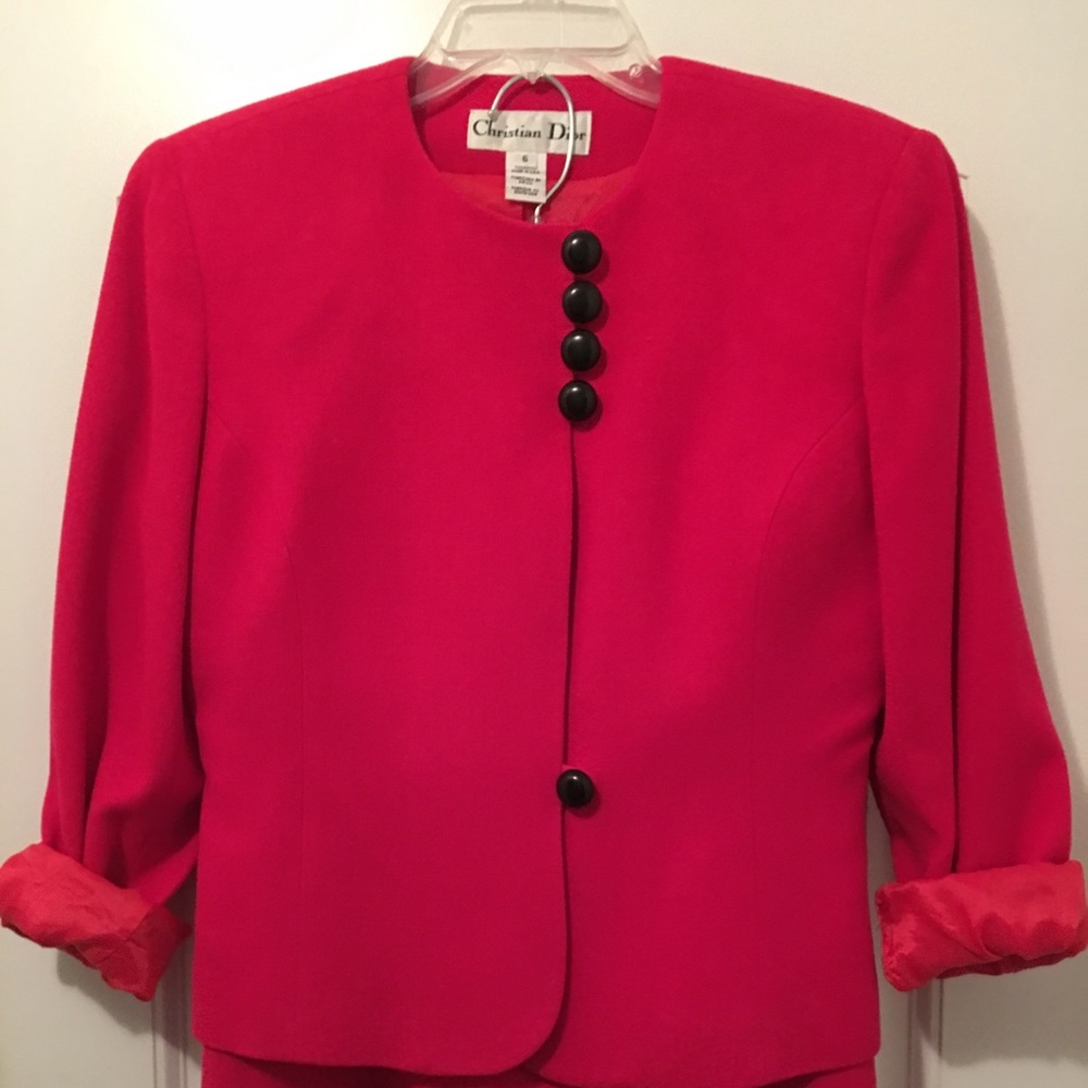 COPY - Christian Dior vintage wool skirt suit - Picture 5 of 8